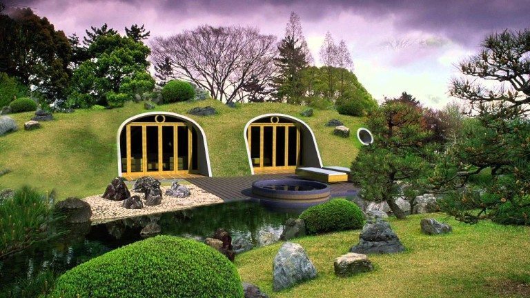 Pre-Fabricated Hobbit House Built on Your Homestead in Less than Three Days