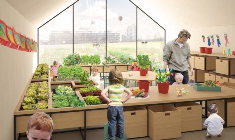 Innovative Preschool Combines Urban Farming and Nursery Education