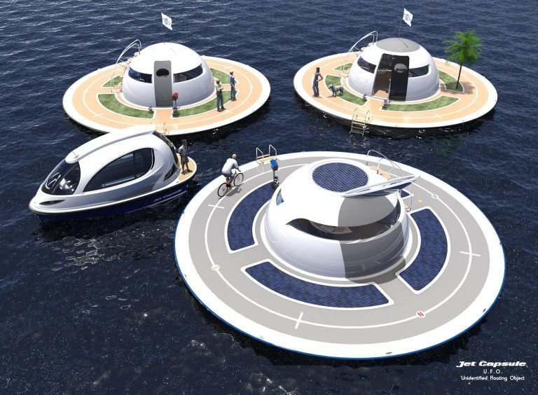 Off Grid Floating Home – Travel the World in a Jet Capsule