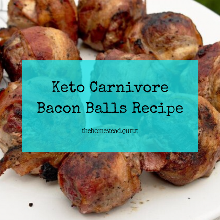 Keto Carnivore Bacon Balls Recipe